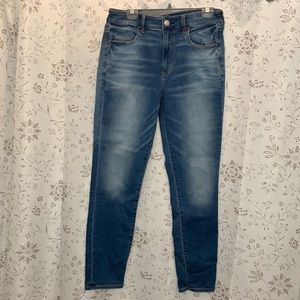 American Eagle Hi-Rise,  Jegging Crop, Size 12 Long, Like New Condition